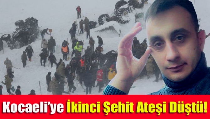 Van Bahçesaray’da meydana gelen çığ felaketinde şehit düşen askerlerden birinin