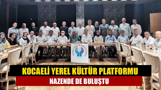 Dr. Metin Şentürk’ün başkanı olduğu Kocaeli Yerel Kültür Platformu, Körfez