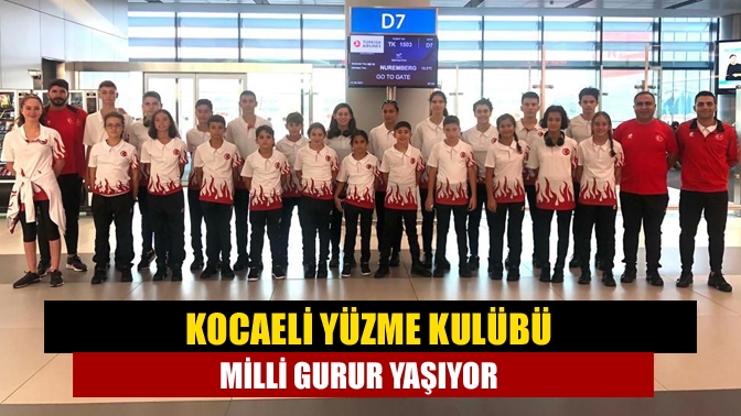 Kocaeli Yüzme Kulübü’nün milli sporcusu Ege Önder ve Türkiye Modern
