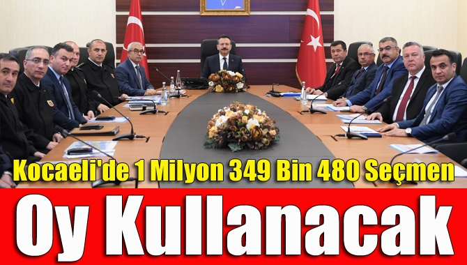 31 Mart Yerel Seçimleri güvenlik önlemlerini açıklayan Vali Hüseyin Aksoy,