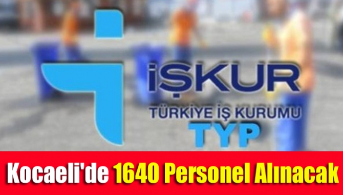 Kocaeli'de Milli Eğitim Bakanlığı bünyesindeki okullarda görevlendirilmek üzere personel alımı