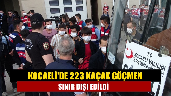 Kocaeli ve bölge illerinde, yurda yasa dışı yollardan giren 223