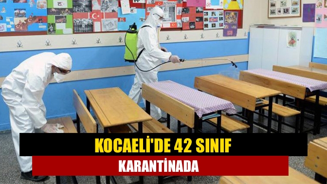 Eğitim-Sen Kocaeli Şubesi, bugün itibariyle tespit ettiği okullarda 42 sınıfın