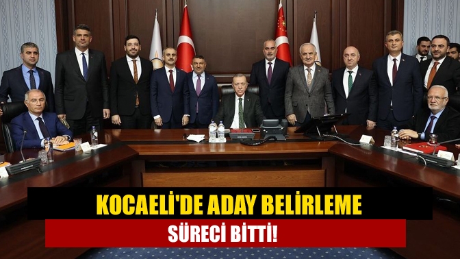 Açıklama Cumhurbaşkanı Sözcüsü Ömer Çelik'ten geldi. Sözcü Çelik, Kocaeli dahil
