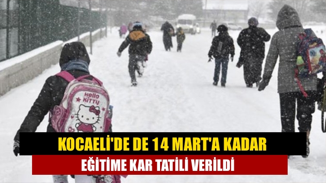 Kocaeli Valiliği, kentte etkisini göstermesi beklenen olumsuz hava koşulları sebebiyle
