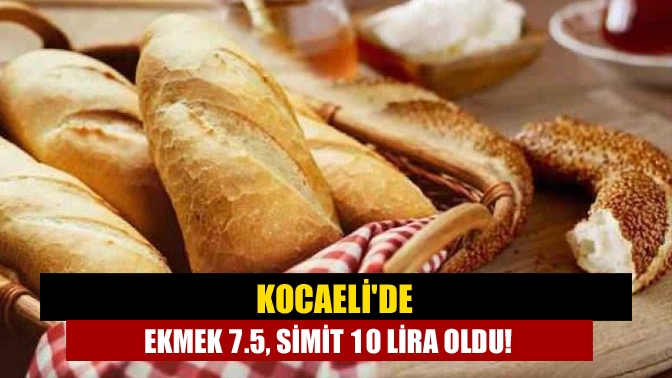 Tarım Bakanlığı ile Türkiye Fırıncılar Federasyonun'dan onay geldi. Kocaeli'de simit