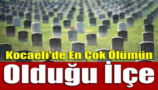 TUİK Kocaeli Bölge Müdürlüğü ilçelere gere ölüm istatistiğin açıkladı. Kocaeli’ni