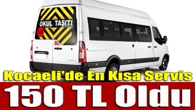 Kocaeli Servis Araçları Odası, UKOME kararıyla yüzde 9 oranında zamlanan