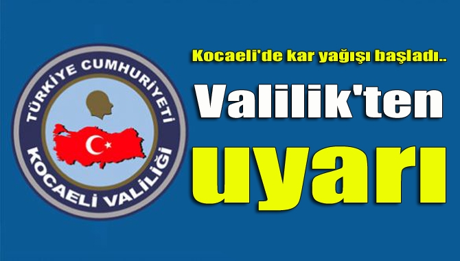 Kocaeli'de beklenen kar yağışı akşam saatlerinde bazı ilçelerin yüksek kesimlerinde