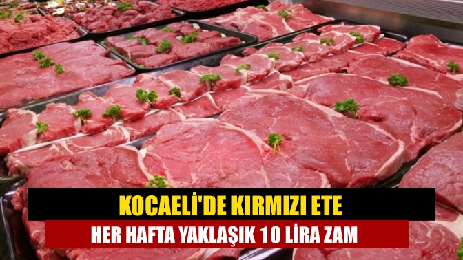 Kocaeli Kasaplar Odası Başkanı İsmail Şalgam et fiyatlarına yönelik açıklamalarda