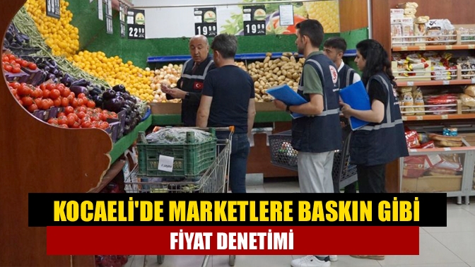 Ticaret Bakanlığı tarafından Kocaeli, Samsun ve Antalya’da yapılan baskın market