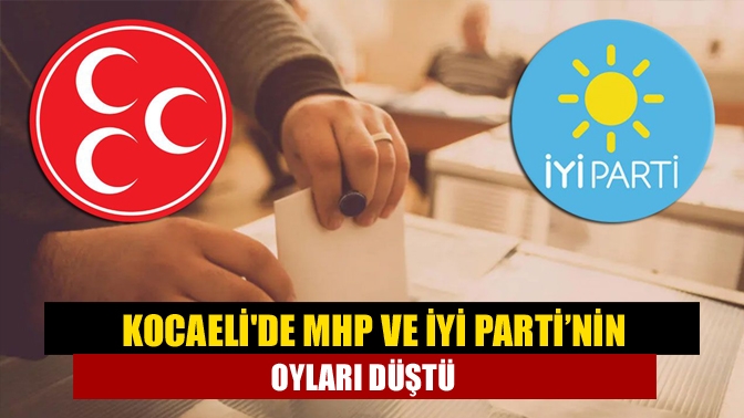 Milliyetçi Hareket Partisi ve İYİ Parti’nin oy oranları 2018 genel