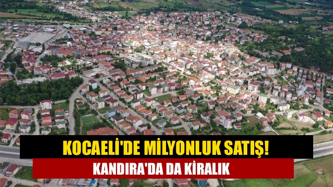 Çevre ve Şehircilik İl Müdürlüğü Kandıra'da 1 adet arsayı 20