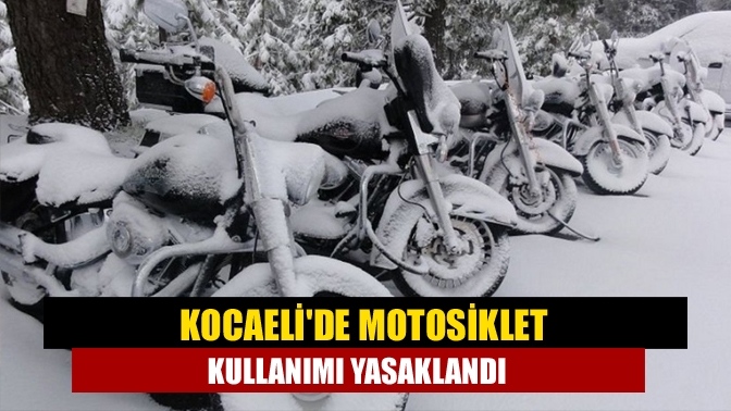 Kocaeli'de olumsuz hava şartları nedeniyle evlere servis hizmeti veren motokuryelerin