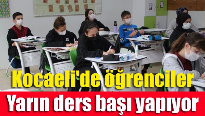 Kocaeli'de ilkokullar, ortaokul 8 ve lise 12. sınıflar yarın ders