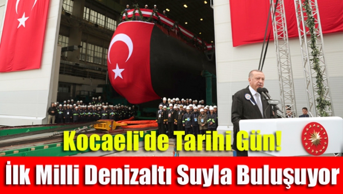 Cumhuriyeti Cumhurbaşkanı Recep Tayyip Erdoğan Yeni Tip Denizaltı Projesi 1'inci