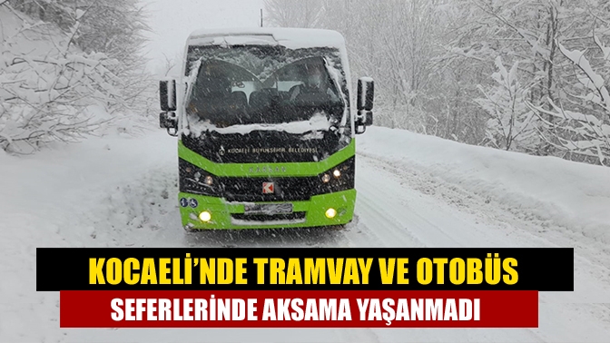 Kocaeli’de yaşanan yoğun kar yağışına rağmen kırsal mahallelerde dahil olmak