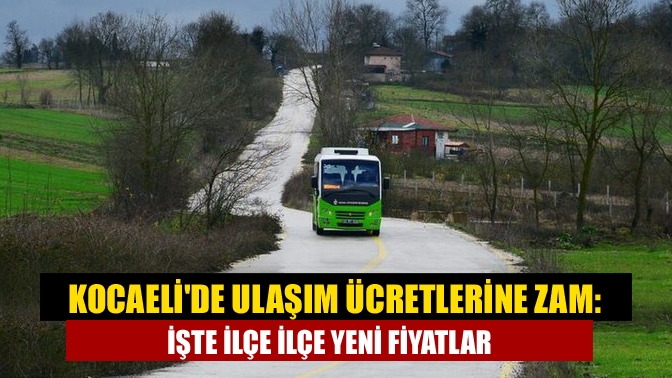 Kocaeli Büyükşehir Belediyesi Ulaşım Koordinasyon Merkezi (UKOME) toplantısı sonunda Kocaeli'de