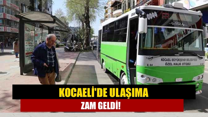 Kocaeli Minibüsçüler ve Otobüsçüler Odası ile UKOME arasında yaşanan zam