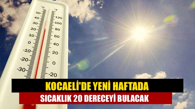 Meteoroloji Genel Müdürlüğü tarafından alınan güncel Kocaeli hava durumu tahminlerine