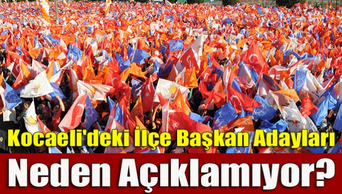 Cumhurbaşkanı Recep Tayyip Erdoğan, Kocaeli'deki ilçe belediye başkan adaylarının yazıldığı