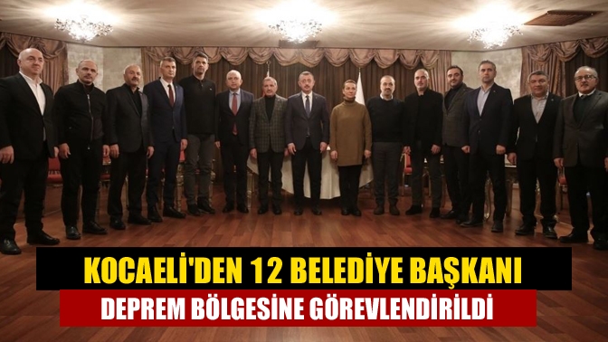 Kocaeli Büyükşehir Belediye Başkanı Tahir Büyükakın ve 8 belediye başkanı