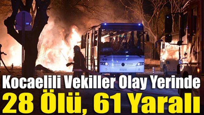 Ankara’da akşam saatlerinde askeri servis araçlarına yönelik bombalı saldırı düzenlendi.