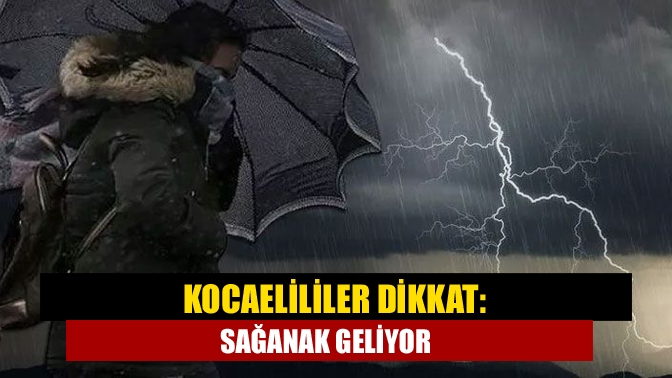 Meteoroloji'den yapılan açıklamaya göre bugün birçok ilde kuvvetli sağanak yağış