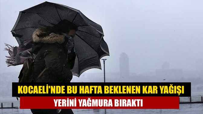 Kocaeli'de hava sıcaklığı en yüksek 17 en düşük 9 derece