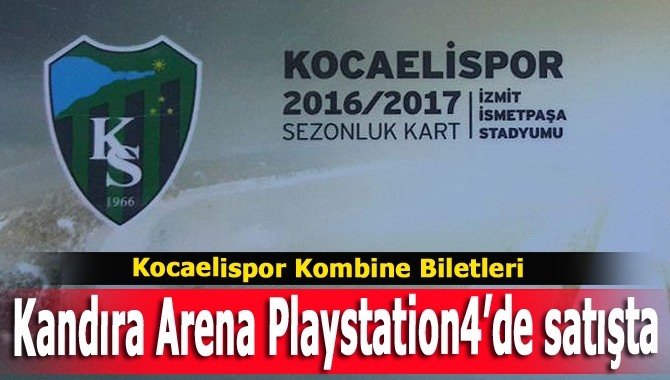 2016-2017 sezonunda Kocaelispor’u tribünlerde desteklemek isteyen Kandıralı taraftarlar için kombine