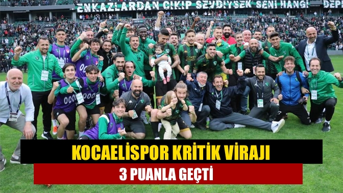 Spor Toto 1.Lig 31. Hafta karşılaşmasında Kocaelispor kritik mücadelede Royal