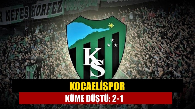 Kocaelispor ligde kalma umutlarını son haftaya taşımak için çıktığı Eyüpspor