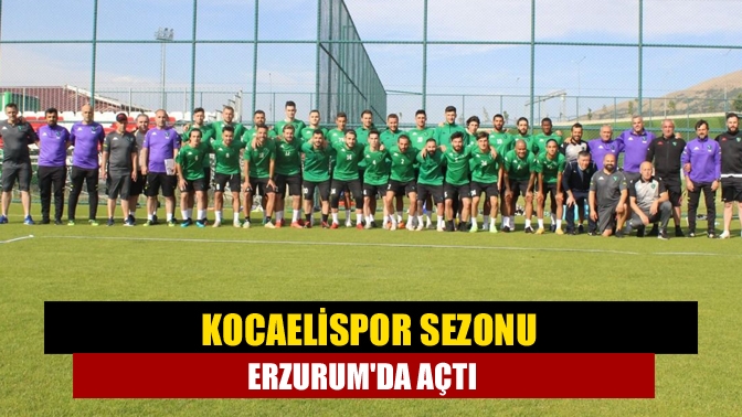 Kocaelispor, yeni sezonun ilk antrenmanını gerçekleştirdi. Yeşil siyahlılar 19 Temmuz'a
