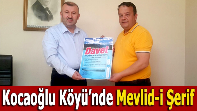 Kandıra’nın Balaban Kocaoğlu Köyü’nde 2. geleneksel Kur’an-ı Kerim tilavet programı
