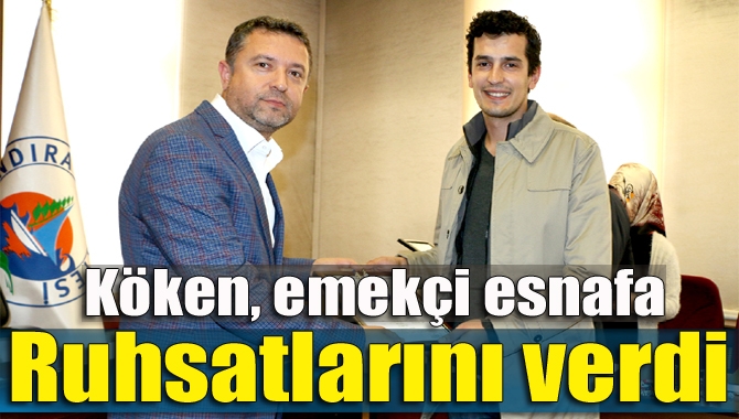 Kandıra Belediye Başkanı Ünal Köken, emekçi esnafa iş yeri açma