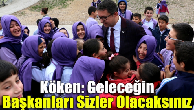 Kandıra Anadolu Lisesi’ne ziyarette bulunan Ünal Köken, “Geleceğin başkanları sizler