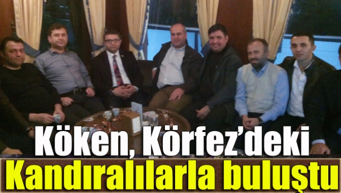 Kandıra Belediye Başkanı Ünal Köken, Körfez ilçesinde yaşayan Kandıralı vatandaşlarla