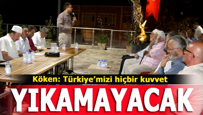 Demokrasi nöbetinin devam ettiği Kandıra’da vatandaşa seslenen Belediye Başkanı Ünal