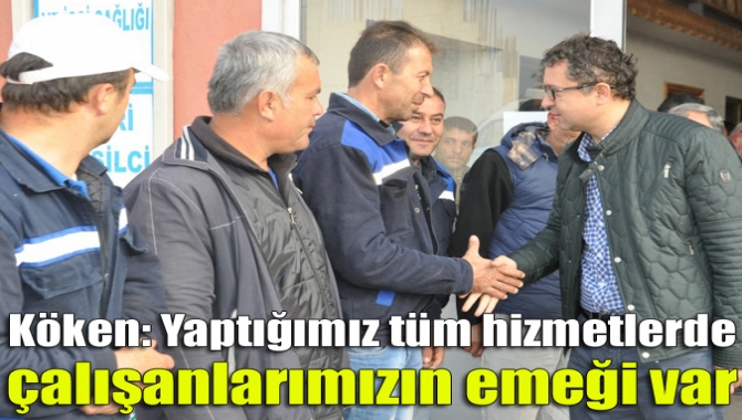 Destek Hizmetleri personeline yönelik düzenlenen kaynaşma yemeğinde konuşan Ünal Köken,