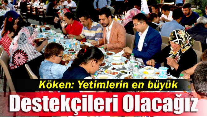 Dünya Yetimler Günü dolayısıyla ilçedeki yetim çocuklarla bir araya gelen