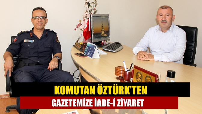 Kandıra İlçe Jandarma Komutanı Yüzbaşı Selçuk Öztürk, Gazetemizin genel yayın