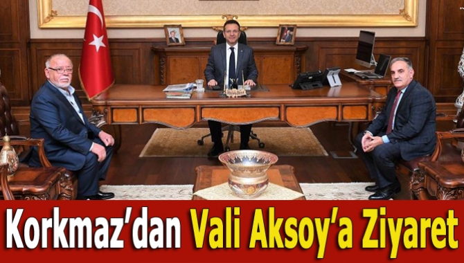 Korkmaz Mutfak Eşyaları Yönetim Kurulu Başkanı Hakkı Korkmaz, Kocaeli Valisi