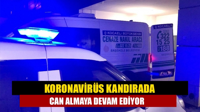 Kandıra'da ikamet eden, Koronavirüs nedeniyle tedavi gören 1 kişi hayatını