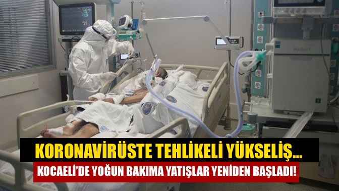 Kocaeli Devlet Hastanesi Başhekimi Dr. Adem Çakır, koronavirüs vaka sayılarının