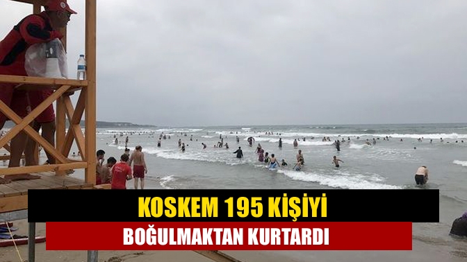 KOSKEM liderliğinde Kocaeli sahillerinde görev yapan Kocaeli Büyükşehir Belediyesi ekipleri