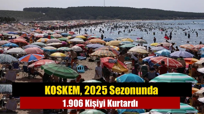 KOSKEM, 2025 Sezonunda 1.906 Kişiyi Kurtardı Kocaeli Büyükşehir Belediyesi’ne bağlı KOSKEM, 15 Haziran’da başlayan 2025 yaz