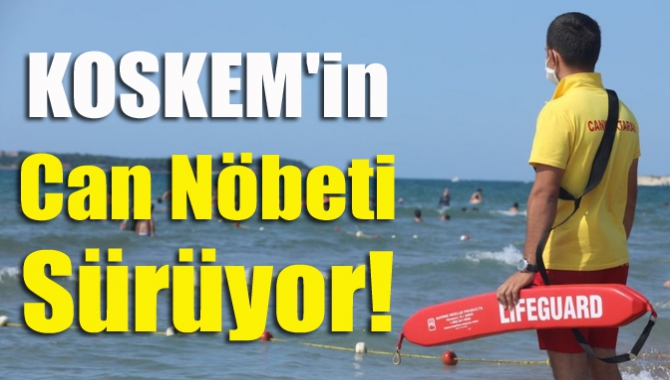 KOSKEM liderliğinde Kocaeli sahillerinde görev yapan Kocaeli Büyükşehir Belediyesi ekipleri,