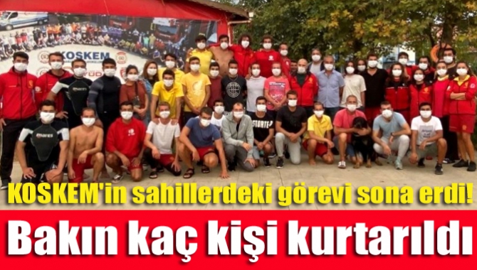 Kocaeli Büyükşehir Belediyesi KOSKEM ekipleri, yaptıkları özverili çalışma neticesinde 2020