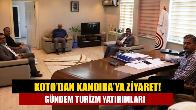 KOTO Başkanı Necmi Bulut ve beraberindeki Oda heyeti, Kandıra Belediye