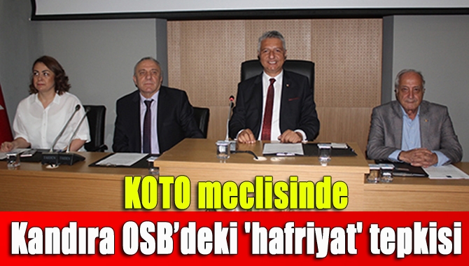 Haziran ayı olağan meclis toplantısında konuşan Kocaeli Ticaret Odası Meclis